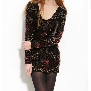 Free People Burnout Velvet Dress